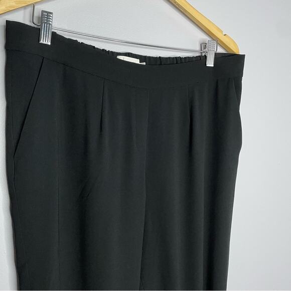 R|Label The Reset Black Elastic Stretch Pants High Rise Pull-on Pockets Large - Picture 2 of 8